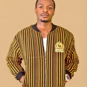 Ofi Bomber Jacket – Mustard Stripe
