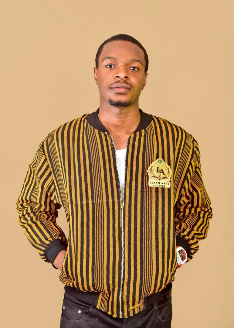 Ofi Bomber Jacket – Mustard Stripe