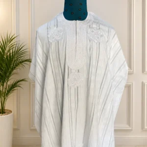 Modern Danshiki – Ivory Stripe
